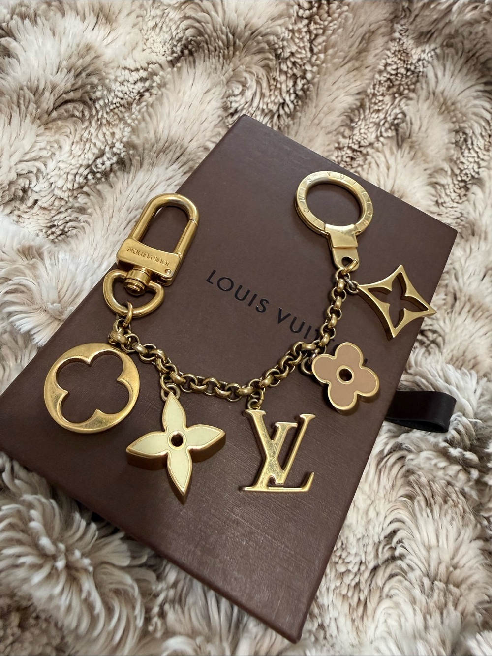Louis Vuitton Fleur De Monogram Bag Charm Chain